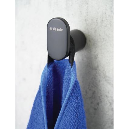 Deante ADR_N111 - Gancho de pared ROUND, negro