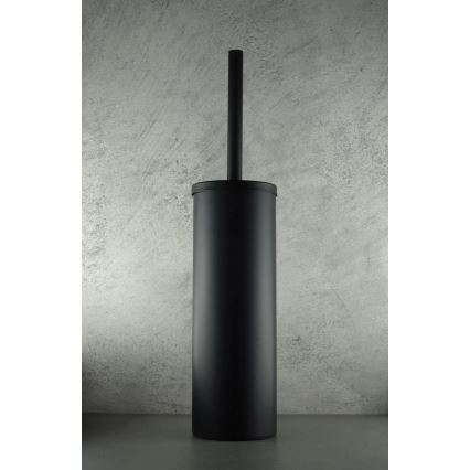 Deante ADR_N712 - Cepillo para inodoro de pie ROUND negro