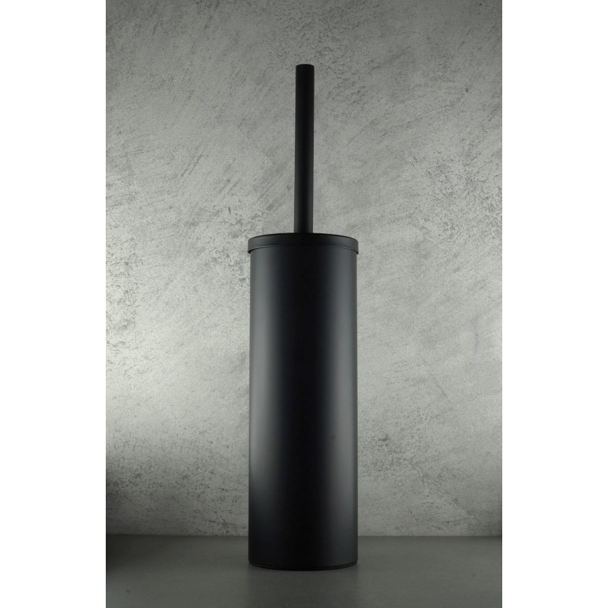 Deante ADR_N712 - Cepillo para inodoro de pie ROUND negro