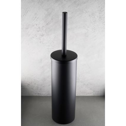 Deante ADR_N712 - Cepillo para inodoro de pie ROUND negro