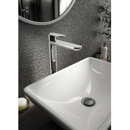 Deante BGA_020K - Grifo de lavabo ALPINIA, cromo brillante