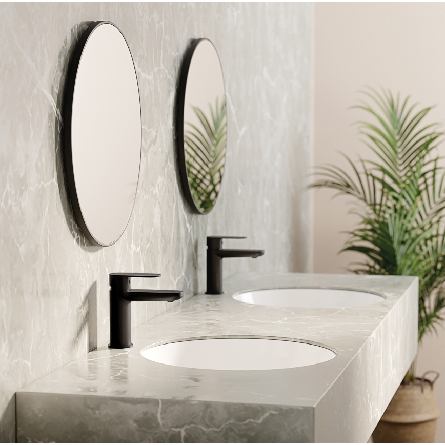 Deante BGA_N20M - Grifo de lavabo ALPINIA negro