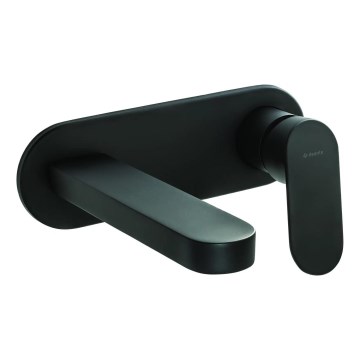 Deante BGA_N54L - Grifo de lavabo para instalación empotrada ALPINIA, acabado negro