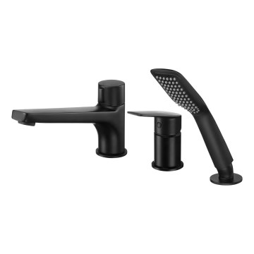 Deante BGJ_N13M - Set de bañera con grifo JASMIN, negro