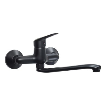 Deante BMO_N80M - Grifo para fregadero BORO negro