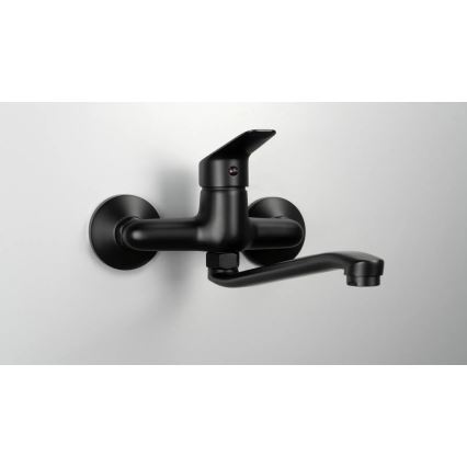 Deante BMO_N80M - Grifo para fregadero BORO negro