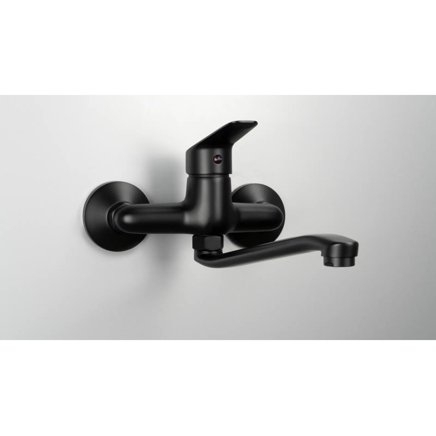Deante BMO_N80M - Grifo para fregadero BORO negro