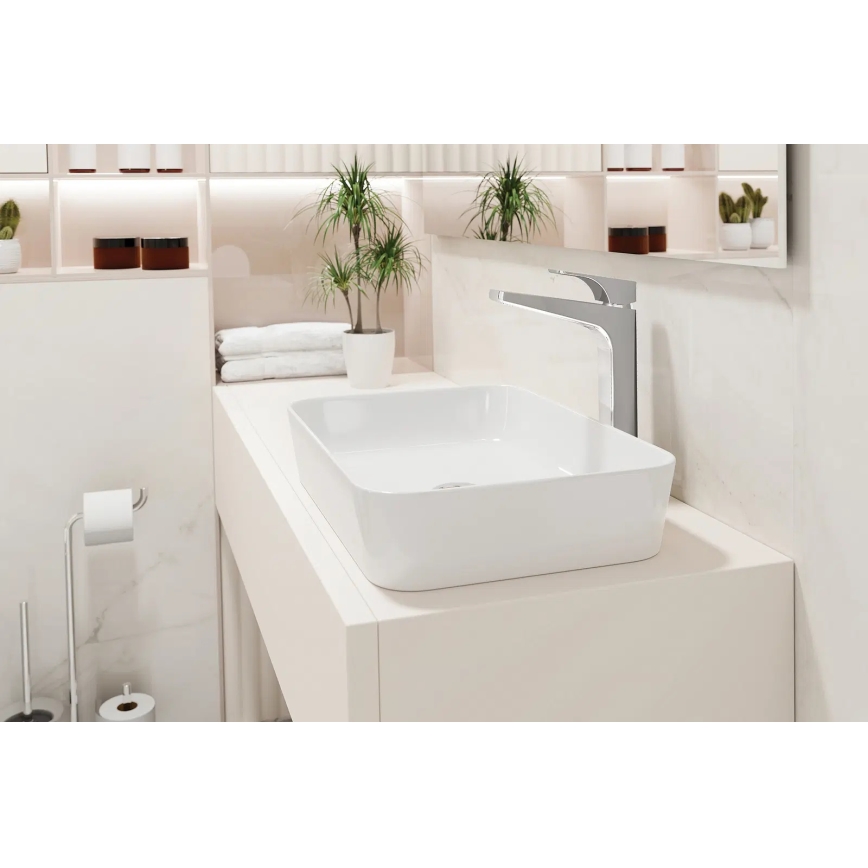 Deante BQH_020N - Grifo para lavabo HIACYNT, cromo brillante