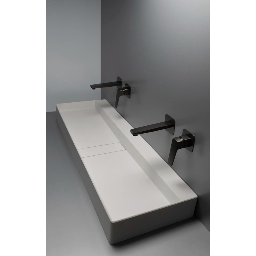 Deante BQL_N54L - Grifo de lavabo para instalación empotrada BLUR, negro