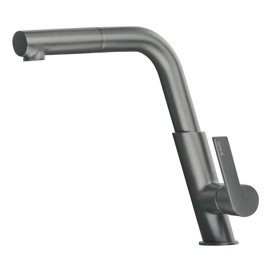 Deante BQS_D73M - Grifo de fregadero con rociador extraíble SILIA titanio