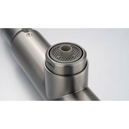 Deante BRE_D75M - Grifo de fregadero con rociador extraíble ERIDAN titanio