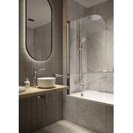 Deante CDJ_6U2S - Lavabo para encimera JASMIN diámetro 28 cm cerámica/blanco