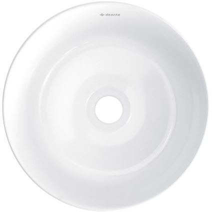 Deante CDJ_6U2S - Lavabo para encimera JASMIN diámetro 28 cm cerámica/blanco