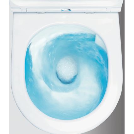 Deante CDJD6RPS - Inodoro de suelo con asiento JASMIN en cerámica blanca