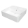 Deante CGS_6U4B - Lavabo sobre encimera con orificio para grifo SQUARE 42x42 cm cerámica/blanco