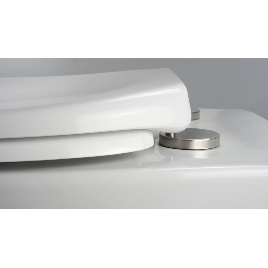 Deante CMOD6SPW - Inodoro suspendido con asiento SoftClose BORO cerámica/blanco