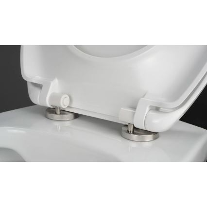 Deante CMOD6SPW - Inodoro suspendido con asiento SoftClose BORO cerámica/blanco