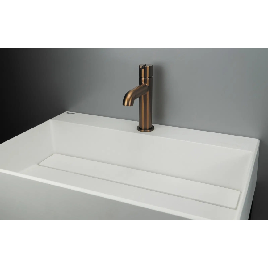 Deante CQR_AU6M - Lavabo de encimera CORREO 40x60 cm granito/alabastro