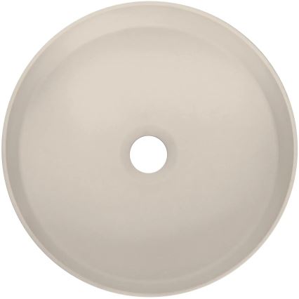 Deante CQS_5U4S - Lavabo sobre encimera SILIA Ø 36 cm granito/beige
