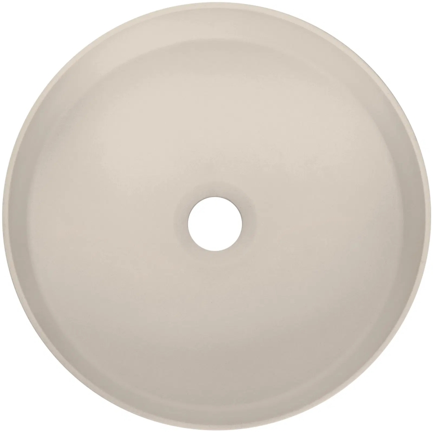 Deante CQS_5U4S - Lavabo sobre encimera SILIA Ø 36 cm granito/beige