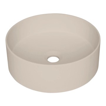 Deante CQS_5U4S - Lavabo sobre encimera SILIA Ø 36 cm granito/beige
