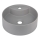 Deante CQS_SU4B - Lavabo de encimera con orificio para grifería SILIA Ø 36 cm, granito/gris metalizado