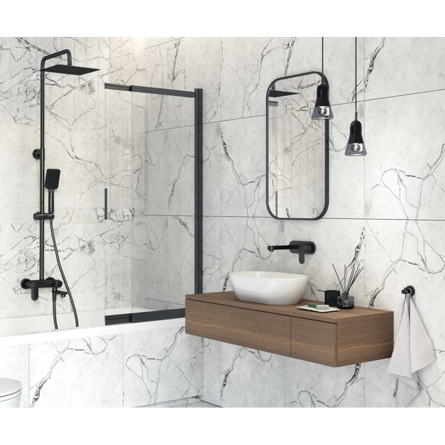 Deante NAC_N1AM - Set de ducha con grifo ALPINIA negro