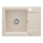 Deante ZQZ_511A - Fregadero de cocina ZORBA 58x44 cm granito/beige
