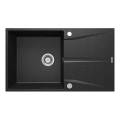 Deante ZRC_211A - Fregadero de cocina CORIO 50x86 cm granito/grafito