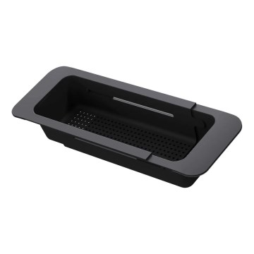 Deante ZZB_N00L - Cesta extraíble para fregadero 57,4x13,4 cm negra
