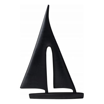 Decoración de mesa 28 cm resina/negro