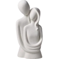 Decoración de mesa de cerámica 20 x 9,5 x 7,5 cm, gris