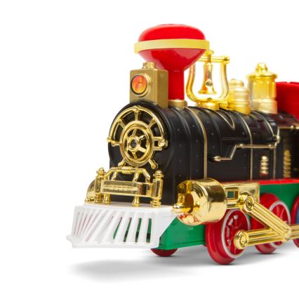 Decoración de Navidad LED 10xLED/4xAA tren