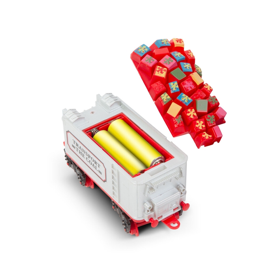 Decoración de Navidad LED 10xLED/4xAA tren