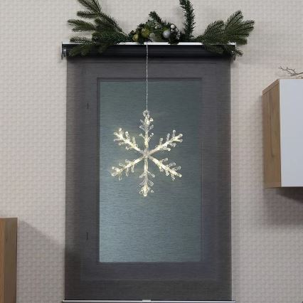 Decoración de Navidad LED 16xLED/3xAA blanco cálido