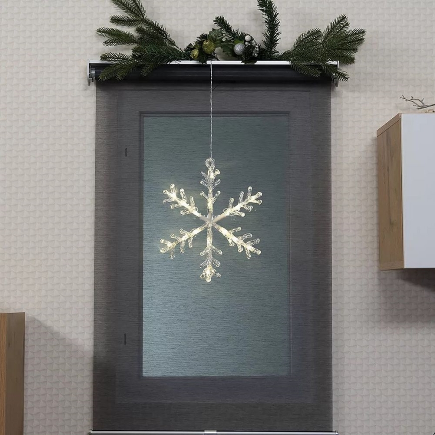 Decoración de Navidad LED 16xLED/3xAA blanco cálido