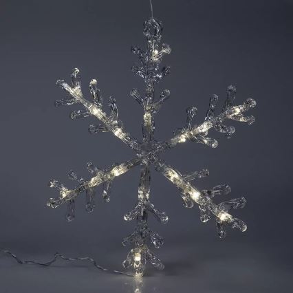 Decoración de Navidad LED 16xLED/3xAA blanco cálido