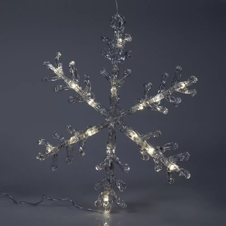 Decoración de Navidad LED 16xLED/3xAA blanco cálido