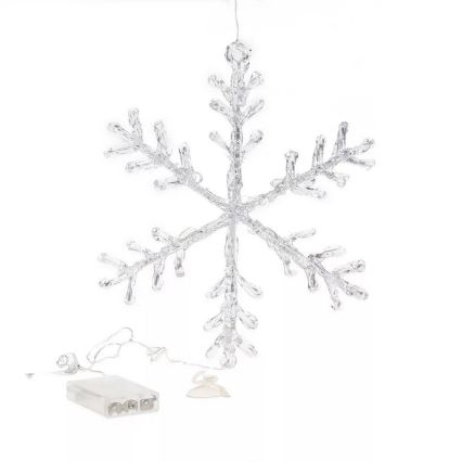Decoración de Navidad LED 16xLED/3xAA blanco cálido