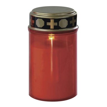 Decoración exterior LED/2xC IP44 roja