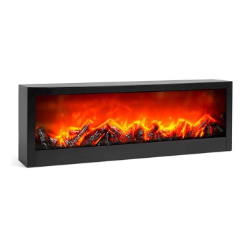 Decoración LED 10xLED/5V/3xLR14 chimenea