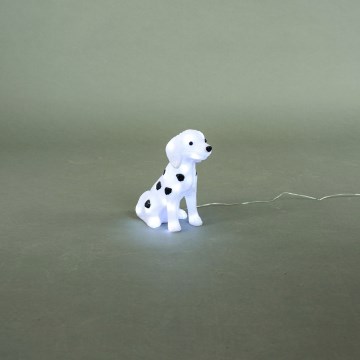 Decoración LED exterior 30xLED/3,6W/230V IP44 blanco frío, motivo dálmata