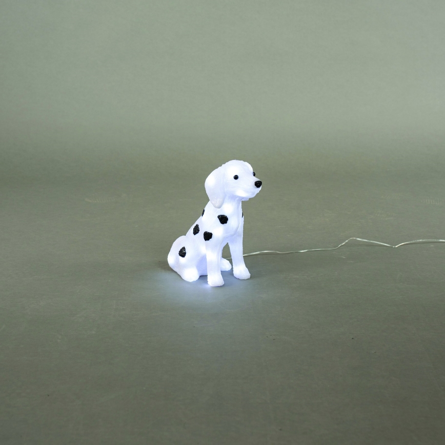 Decoración LED exterior 30xLED/3,6W/230V IP44 blanco frío, motivo dálmata