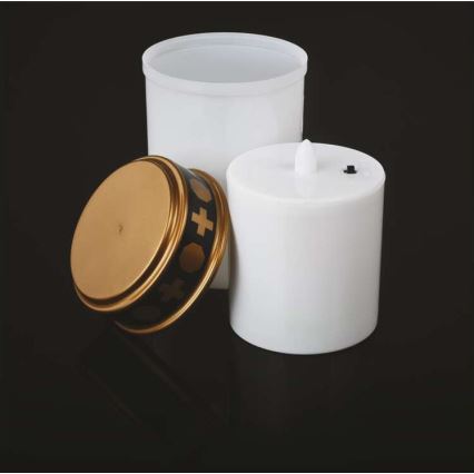 Decoración LED para exteriores LED/2xC IP44 blanca