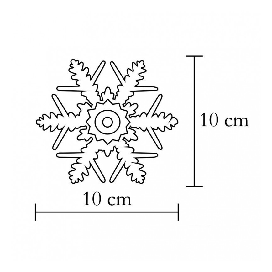Decoración LED para ventana/2xCR2032