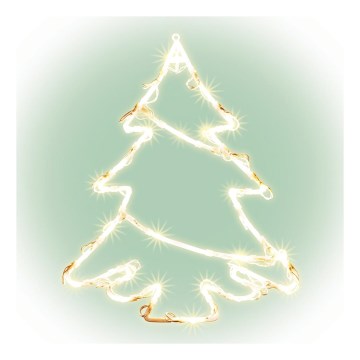 Decoración LED para ventanas 35xLED/3xAA blanco cálido