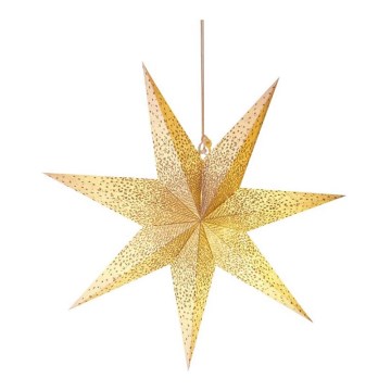 Decoración navideña 1xE14/25W/230V diámetro 60 cm dorado