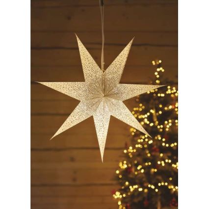 Decoración navideña 1xE14/25W/230V diámetro 60 cm dorado