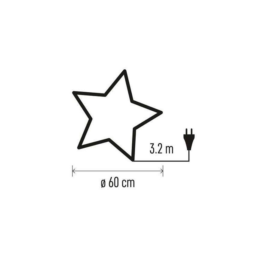 Decoración navideña 1xE14/25W/230V diámetro 60 cm plata