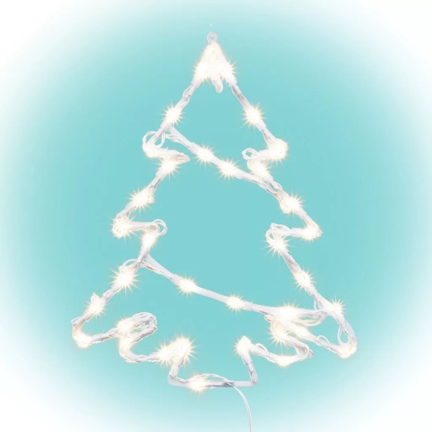 Decoración navideña exterior LED 35xLED/230V IP44 blanco cálido/árbol